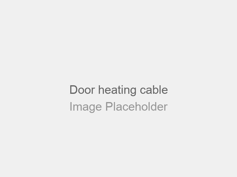 Door heating cable